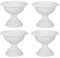 Round Grecian Classical URN Patio Pots 42 CM Flower Planter Outdoor Or Indoor Plant Plastic Base Home Office Garden Wedding Flower Porch Front Door Planter Set Of 4 (WHITE)