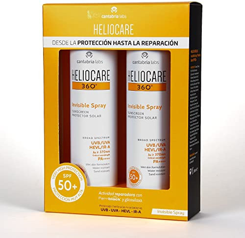 Heliocare DUPLO 360 Invisible Spray Protector Solar SPF50+, 2x200ml