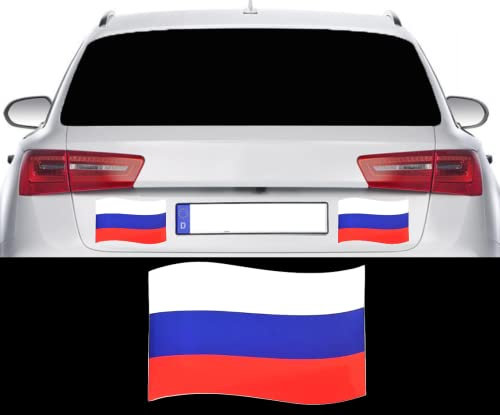 Magnetfahne Deutschland Türkei Russland Italien Fahne 21x15 cm Automagnet Flagge WM EM Fanartikel Fussball Handball Olympia Deko Leichtathletik Fifa Uefa Tükiye Italia (Russalnd 1 x Fahne)