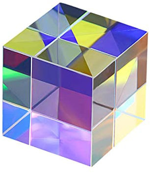 Optisches Glas X Dichroitischer Würfel Designwürfel Prisma RGB Combiner Splitter Bildung Farbe Fotografisches Physik Geschenkklasse Prisma