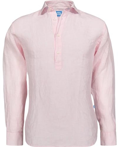 Panareha Chemise Polera Homme Rayé Lin Samui Rose (L)