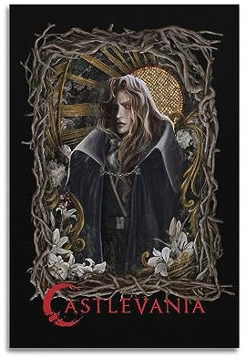 VZRSQZK Castlevania Serie Alucard Porträt-Poster, dekoratives Gemälde, Leinwand-Wandposter und Kunstdruck, modernes Familienschlafzimmer-Dekor-Poster, 20 x 30 cm