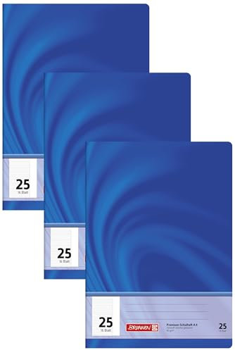 Brunnen SchulheftA4 Vivendi Lin25 16Bl (Packung mit 3)