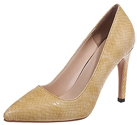 Decollete Donna, Comodi Pianta Larga Casual Scarpe Tacco Chiusi Davanti Tacco Basso Sposa Scarpe Decolte Pelle Cerimonia Decollete Eleganti con Tacco Tacchi Sexy