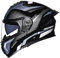 Motorradhelm Modularer Klapphelm mit Doppelter Sonnenblende, Unisex Integralhelm ECE Zulassung, Scooter Motocross für Erwachsene Männer Frauen D,3XL