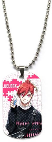 westtrend Blue Lock Collection Pendant Necklace Otaku Jewelry Meguru Bachira Tattoo Yoichi Isagi Necklace Seishirou Nagi Jewelry for Men Gifts Halloween Colar Anime Accessories