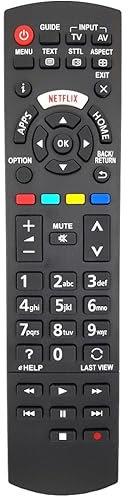 Ersatz Fernbedienung Panasonic TV TX-48AXW634 | TX-49CX740E | TX-49DSW504S | TX-49DX653E | TX-49DXN688 |