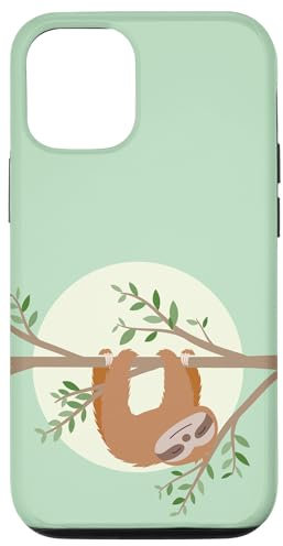 Lustige Faultier Handyhülle Faultier Liebhaber Geschenk Tierliebhaber Hülle für iPhone 12/12 Pro