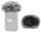 LEFXMOPHY Windscreen for DJI MIC 2 / OSMO POCKET 3 Microphone Furry Wind Muff Grey Foam (Not for Dji Mic 1 Cover), 2-Pack