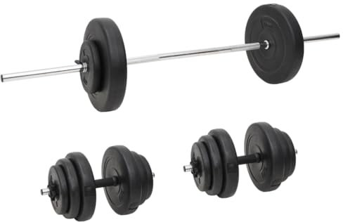 Dieser Artikel- Langhantel und Hantel mit Platten 60 kg-Nice
