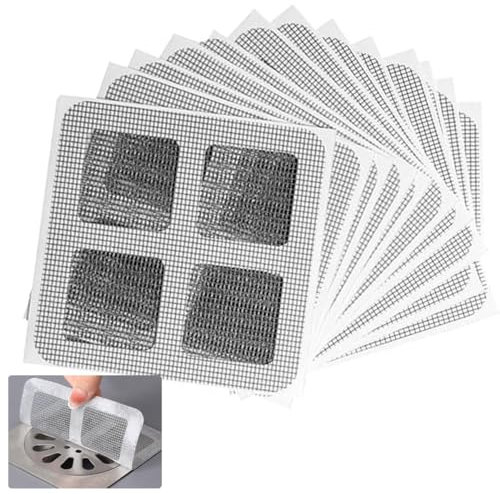 Atrapapelos para desagüe de ducha, pegatinas desechables, adhesivos, filtro de desagüe de suelo, para baño, lavandería, bañera, 10 unidades