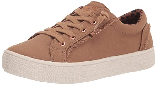 Skechers BOBS Women's B Extra Cute - 2Cute4U Sneaker, Chestnut, 6 UK Wide