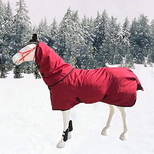 Pferdedecken für den Winter, wasserdicht, 600D Ripstop-Winterdecke für Pferde, Winterdecke für Pferde, 165 cm
