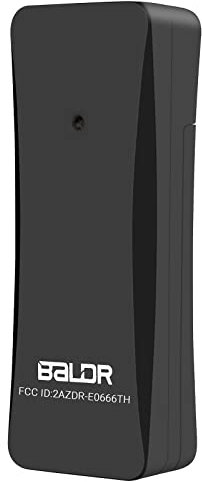 Außensensor für Wetterstation, Funk-Außensensoren Verbinden mit der Basisstation, 3 Kanäle Einstellbar (Schwarz - 1er)