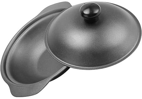 PRETYZOOM Tapa Para Guisar Pollo y Arroz Cazuela Para Arroz Superior Duradera Buena Conductividad Térmica Mango Aislante Práctico y Estético