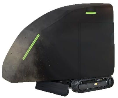 Mini Cubierta de Excavadora 420d Oxford Fabric, Cobertura de Cobertura Completa con 2 Respiraderos Laterales, Cubierta Protectora de Excavador a Prueba de Agua para E32 E20