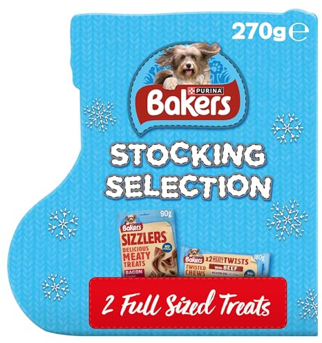 BAKERS Dog Treats Christmas Stocking 270g (Pack of 5)