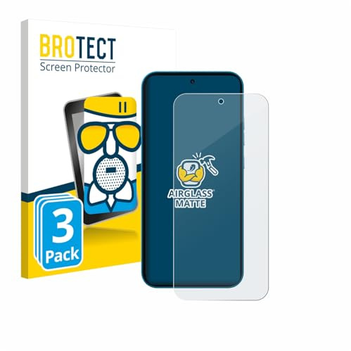 BROTECT Schutzglas für Nothing Phone (4a) | 3 Stück Entspiegelnder Displayschutz Made in Germany Schutzfolie Matt Kratzfest 9H Anti-Fingerprint Einfache Montage