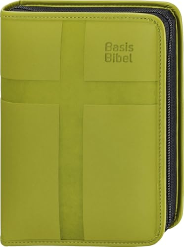 BasisBibel. Die Kompakte. Kunstlederhülle mit Reißverschluss. hellgrün: Für die kompakte Ausgabe der BasisBibel