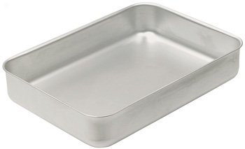 Samuel Groves 12 Professional Aluminium Deep Roasting Tray– Made in England - 32 x 22 x 5cm – Aluminium Bakeware, Non-Toxic Natural Uncoated Roasting Tin – Bakewell Pan (Deep Roasting Tray, 12)