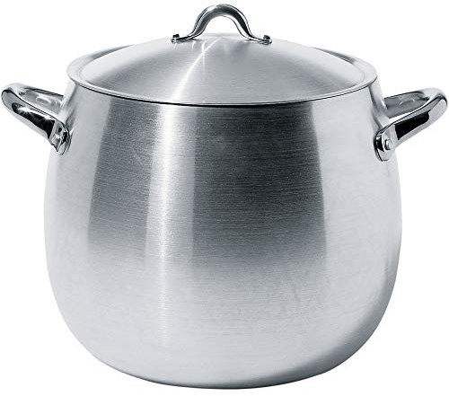 Alessi SG100/26AL Mami Pentola con Coperchio, Alluminio, 1.3 L