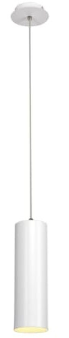 SLV enola - Luminaria suspendido/a e27/r80 60w+base/s blanco