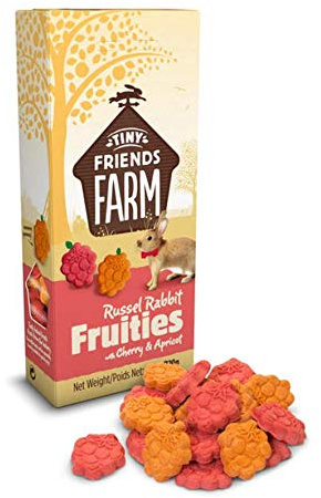 Supreme Tiny Friends Farm Russel Rabbit Fruities with Cherry and Apricot 120g (pack of 4)