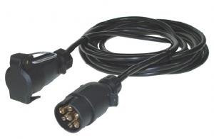leisure MART 3m Trailer or trailer Board Extension Lead with 7 Pin Plug and Socket Pt no. LMX732