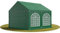 TOOLPORT 3x4 mTendone per Feste Premium PVC Verde Scuro 100% Impermeabile Gazebo da Giardino Tendone da Esterno Tenda Party