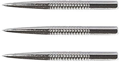 RED DRAGON Spezialist Dartpunkte - Silbereffekt beringt 32mm - 3 Sätze pro Packung