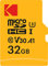 EMTEC MicroSDHC 32 Go Carte Mémoire Flash Class 10 - Noir, Rouge, Jaune (SD, Ampoule)