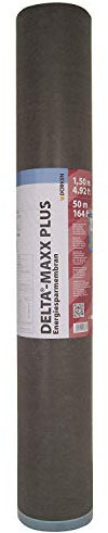 Dörken Delta Maxx Plus 75qm Unterspannbahn 1x diffusionsoffene selbstklebende Unterdeckbahn für Steil-Dach