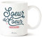 Copine de Compet - Mug Good Vibes pour Meilleure Amie, Cadeau Crémaillère, Anniversaire, Saint Valentin - Tasse Best Friend