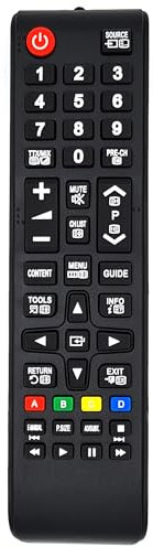 Ersatz Fernbedienung for Samsung TV UE32EH4000W / UE32EH4000WXZG / UE32EH4003 / UE32EH4003W / UE32EH4005 / UE32EH4005W