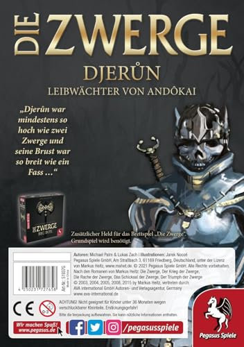 Pegasus Spiele 51937G Die Zwerge Charakterpack: Djerun