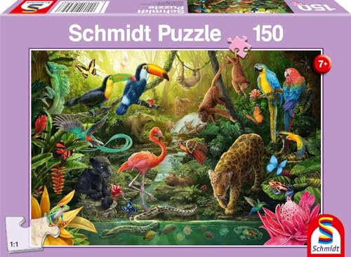 Schmidt Urwaldbewohner: Kinderpuzzle Standard 150 Teile