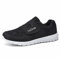 ERLINGO Chaussures de marche décontractées et confortables, chaussures plates antidérapantes pour personnes âgées, chaussures de marche larges, légères et confortables pour homme et femme, Noir , 39