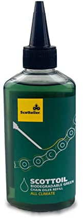 Scottoiler - Scottoil Kettenöl für Motorrad, 125ml biologisch abbaubar grün…