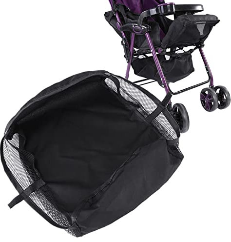 Kinderwagen Korb Kinderwagenkorb, Aufbewahrungskorb für Kinderwagen Warenkorb Untere Wagen Tasche 0rganizer Universal Network Organizer für Kinderwagen Zubehör 30 * 30 * 10 cm