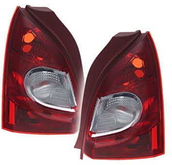 DEPO Heckleuchte Rückleuchte Rücklicht Set Links u. Rechts Kompatibel mit Renault Twingo II CN0 12->
