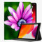 YENDOSTEEN iPad Air 1 Funda,Ligero Smart Case Cover,Pétalos De Flor Púrpura Flor Azul Resistente a Impactos Suave Carcasa Cover
