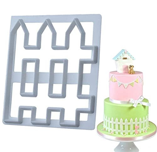 Wood Fence Mold Fence Cake Mold Fence Silicone Mold Fence Cookie Cutter Fondant Fence Mold Cake Border Decorating Mold