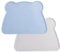 FENGZIZH Cat Food Mat, Silicone Dog Food Mat - BPA-Free, Easy Clean Pet Feeding Mat for Small Medium Cats Dogs - Non-Slip Waterproof Bowl Placemat for Home Trave (Blue)
