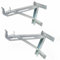 Ladder Jack Scaffold Support,Aluminum Two Stage Short Body Extended Ladder Jack for 20 inch Stage 2 Pack