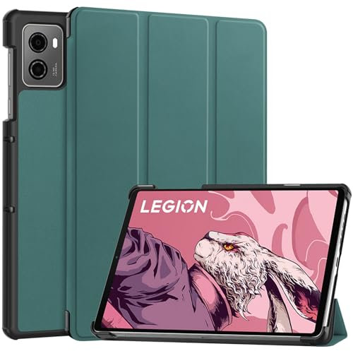 DWaybox Tablet Case for Lenovo Legion Y700 2023/Y700 Gen 2 8.8 inch, Folio Slim Smart Cover Lightweight Hard Shell Protective Case with Multi-Angle Stand -Dark Green