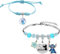 ZORTORZ Cartoon Schmuck Set,Glitzerndes Bettelarmband,Cartoon Bettelarmband,kawaii Schmuck Mädchen,Verstellbares Bettelarmband,Silber Verstellbare Armbänder,Cartoon Geschenk für Mädchen Kinder