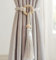 Sinxioer Raffhalter für Vorhänge weiße gardinenhalter Raffhalter Binder Schnallen Moderne Gardinenclips Schlafzimmer 2 Stück (Raffhalter für gardinen Holz)