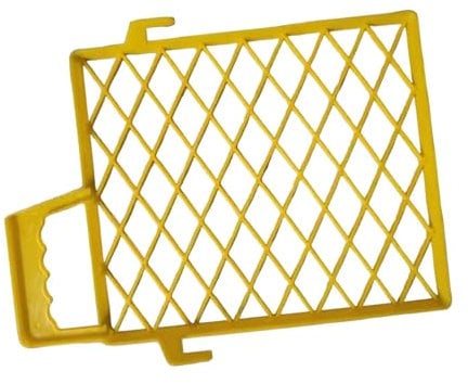 PP Paint Grid Mesh Paint Filters Even Paint Distribution Wear Resistant Paint Grid Tray Partition Hand Tool for Painting Walls, 7 Inches
