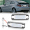 POPMOTORZ LED Kennzeichenbeleuchtung, LED Nummernschildbeleuchtung mit Canbus Fehlerfrei für Mercede-s Benz E-CLASS W211 4D E-CLASS W211 5D C-CLASS W203 5D CLS-CLASS C219 4D SLK-CLASS R171 2D, 2 Stück
