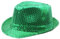 Pailletten Hut Herren, Glitzer Partyhüte Erwachsene Erwachsene Paillettenhut, Bühnenhut für Kostümzubehör Kostüm Karneval Mottoparty, Verkleidung,Armeegrün 60cm